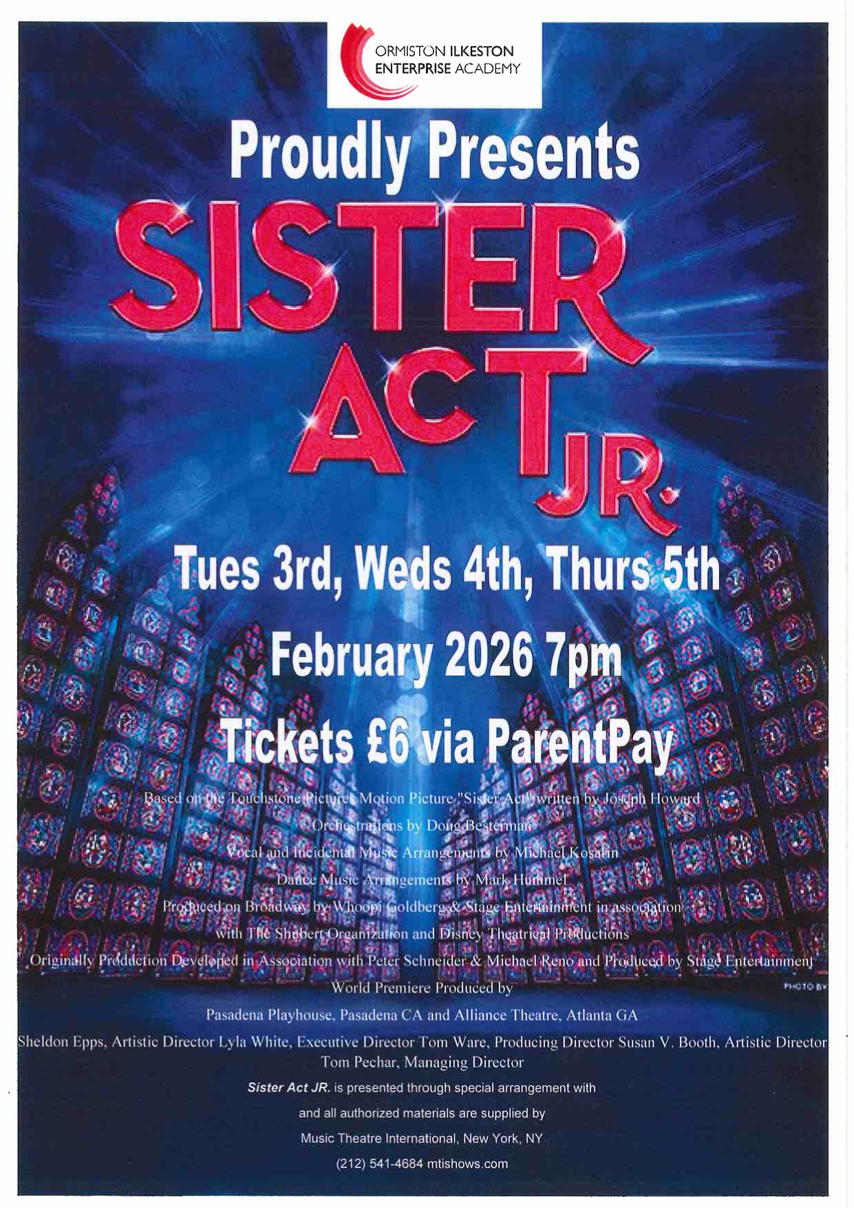 Sister Act Performance JR.